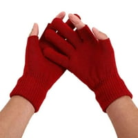 Zimske rukavice tople pletene akrilne rukavice Jesen Unise pod prstom na otvorenom Kreativne screvene