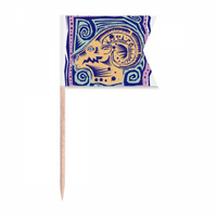 Sazviježđe Čapricornus Meksiko Graviranje zubnica zastava označavanje oznaka za zabavu