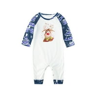 Modni božićni ispis Obiteljski i američki Pajamas roditelj-dječji odijelo Baby Christmas pidžama za