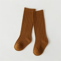 Comfort šavovi za bebe Dječja djevojaka Srednje čarape Lukbed duge čarape Ruffled Socks School Gays