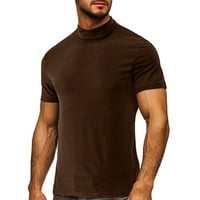 Meitianfacai majice za muškarce muške majice s kratkim rukavima majica s kratkim rukavima modna casual solid za mršavljenje kratkih rukava s kratkim rukavima svakodnevno topne bluzu ljetni vrhovi