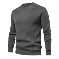 Pedort muške odjeće za pranje dukserice prevelike dugih rukava pulover dukseric tamno siva, 3xl