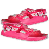 Prvi koraci Djevojke Mramorne vrtložne kovitlane sandale - vruće ružičaste, mališane