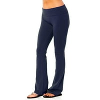 Leesechin pantalone za žene čišćenje Stretch Yoga Tajice Fitness Trčanje teretana Puna dužina Sportske
