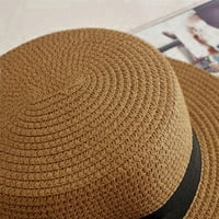 Ženski široki rub sunčani šešir za sunčanje ljetne slamke Sunčani šeširi za žene ljetna plaža na otvorenom