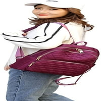 Ruksak za žene najlonski putni ruksak torbica crne torbe na ramenu malu ležernu pad za djevojčice