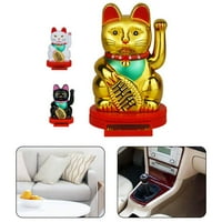 Solarno automatsko mahanje Lucky Cat Cat Cat Cash Cashyer Ornament Shop Feng Shui Cat