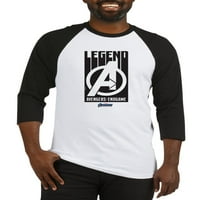 Cafepress - Legend Avengers Logo - Pamučni bejzbol dres, majica za rukave Raglan