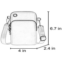 Dame Crossbody torbe Mini mobitela Torbica za glas Messenger najlon dizajner dizajner putnika odvojiva