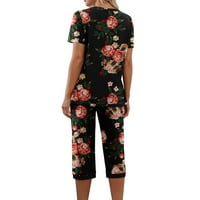 Pntutb Weens Clearence, ljeto dva odjeća cvjetni nosač cijevi bez kaiševa i kratke hlače se postavljaju