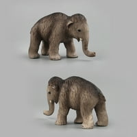Shulemin simulacija porodica mamut slon životinjski pvc model figurice Obrazovanje dječje igračke, 3 #