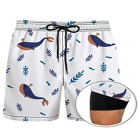 Bomotoo muškarci Dno obloge plaža kratke hlače velike struk Ljetne kratke hlače Havajska odjeća za plažu
