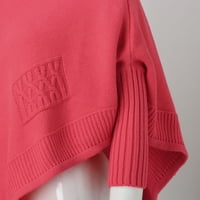 Duks duks žene ženske pulover džemper palica rukav džemper košulja turtleneck džemper casuale, dupli