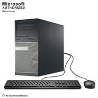 Dell Desktop računarski toranj optiple 990, Intel Quad Core i7- do 3,8 GHz, 8g DDR3, 256g SSD, DVD,
