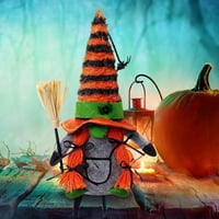 Spider Green Ghost Gnome Plish Goblin bez lica, jesenja lica bez lica za zabavu poklon za zabavu, ukrasi