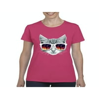 MMF - Ženska majica kratki rukav, do žena Veličina 3XL - Kitty