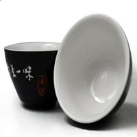 Gongfu čaj porculan crni čaše na crnim čašica Japan zen najviši nivo čaja