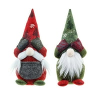 Božićni gnome plišani ukrasi tablice ukrasi za stolni ukrasi lutka ukrasi