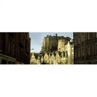 Pogled niskog ugla za dvorac Edinburgh Castle Edinburgh Scotland Poster Print do - 12