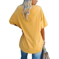 Ženski vrhovi ženske plus veličine T majice Prevelike teene ljetne kratke rukave