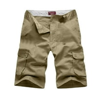 Muške kratke hlače Taktičke kratke hlače na otvorenom teretni kratke hlače s više džepova patentnih