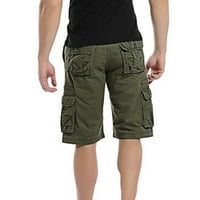 Patlollav muške hlače čista boja na otvorenom Pocket plaža Radne pantalone za hlače za teretne hlače