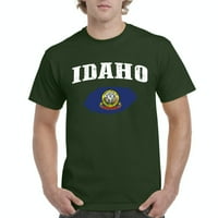 - Muška majica kratki rukav - Idaho zastava