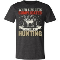 Komplicirana lovačka lovac na poklon majica