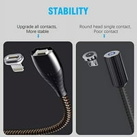 Magnetni kabl za punjenje 6FT telefon za punjač i magnetni adapter za Android iPhone iPhone iPad Mirco