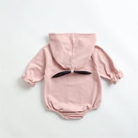 Pimfylm BodySuits za djecu odjeću modni crtani mali toddler bodi ružičasti 12m
