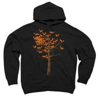 Blazding za drveni ugljen sivi grafički pulover Hoodie - dizajn od strane ljudi s