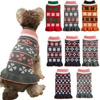 Sretan datum pasa snježne džempere snjegovini džemperi Xmas pseći za odmor Novogodišnji božićni džemper