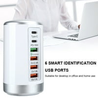+ Kombinacija za materijal za materijal, mali i prenosivi USB za radnu površinu u uredu i kućnoj upotrebi