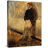 u. Portret man Art Print - Edgar Degas