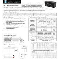 12V 8AH SLA Zamjena baterije za Powerware PW5115-1000
