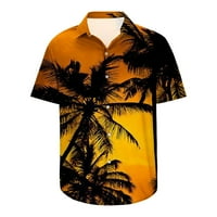 Muške ljetne havajske cvjetne košulje s kratkim rukavima dolje majice Tropska kuća za odmor Haljina
