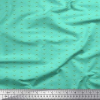 Soimoi Zeleni pamučni dres tkanine geometrijske arrow Tribal Decor Decor tkaninski tiskovski dvorište
