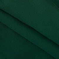 Flowy Haljine za ženske košulje haljine dugih rukava čvrsto zeleni xxl