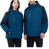 Žene Muške kišne kapute Plus veličina Vodootporna kabanica sa zimskim jakne za planinarske jakne za