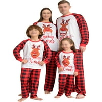 Avamo mammy tata dječja spavaća odjeća Božićni podudaranje porodične pidžame set plaćeni noćni odjeća