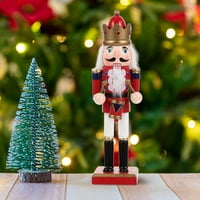 Nutcracker Soldier Decor Božićni orah offcracker figura drveni vojnik oraha