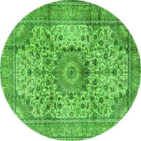 Ahgly Company u zatvorenom pravokutniku Medaljon Zeleni tradicionalni prostirci, 2 '3'