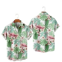 Havajski flamingo univerzalni dizajn MENS polo majica Novi dolazak opuštena odjeća za mušku ženku