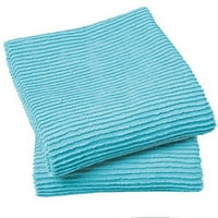 Sada dizajnirani ručnik za kuhinje od pukotine, set od 2, bali plave boje