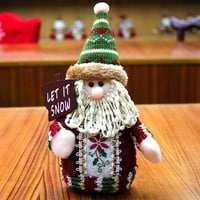 Božićni šumski starac sa privjeskom na lampu, lice - manje lutke sjaj malih penda