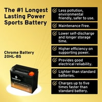 Chrome baterija YTX20HL-BS UTV baterija za Kawasaki KAF620, Mule 4x4, prednost Classic 620cc - godina