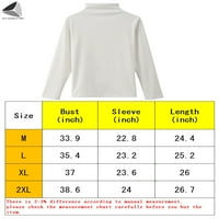 Sixtyshades ženska majica visoke ovratnike dugih rukava od punog boja dugih rukava vrhovi