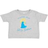 Majica s majicom Big Sestrov na svijetu Girl Majica Toddler