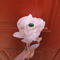 Lažni cvijeće visoka simulacija ukrasna realistična umjetna užasna cvijeta ruža s očnom jabučicom za