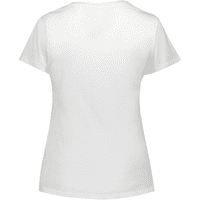 Majica za božićne boje ženske majice plus veličine V-izrez